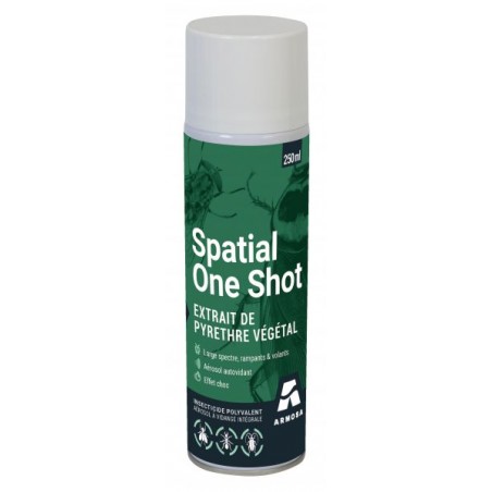 Aérosol Spatial Pyrèthre One Shot 250 ml