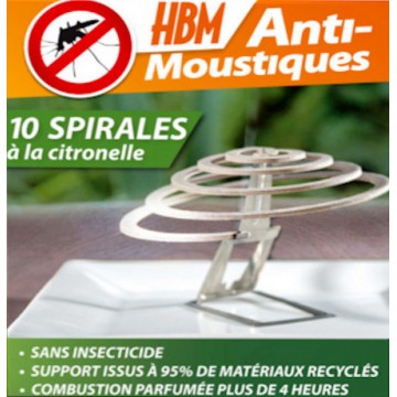 Bougie anti-moustique insecticide intérieur extérieur parfum citronnelle  Kapo Expert 30h de protection